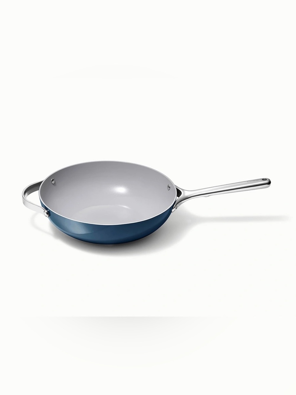 Caraway Stir Fry Pan 12” Wok-Inspired Non-Stick Ceramic Pan - Navy - Picture 5 of 5